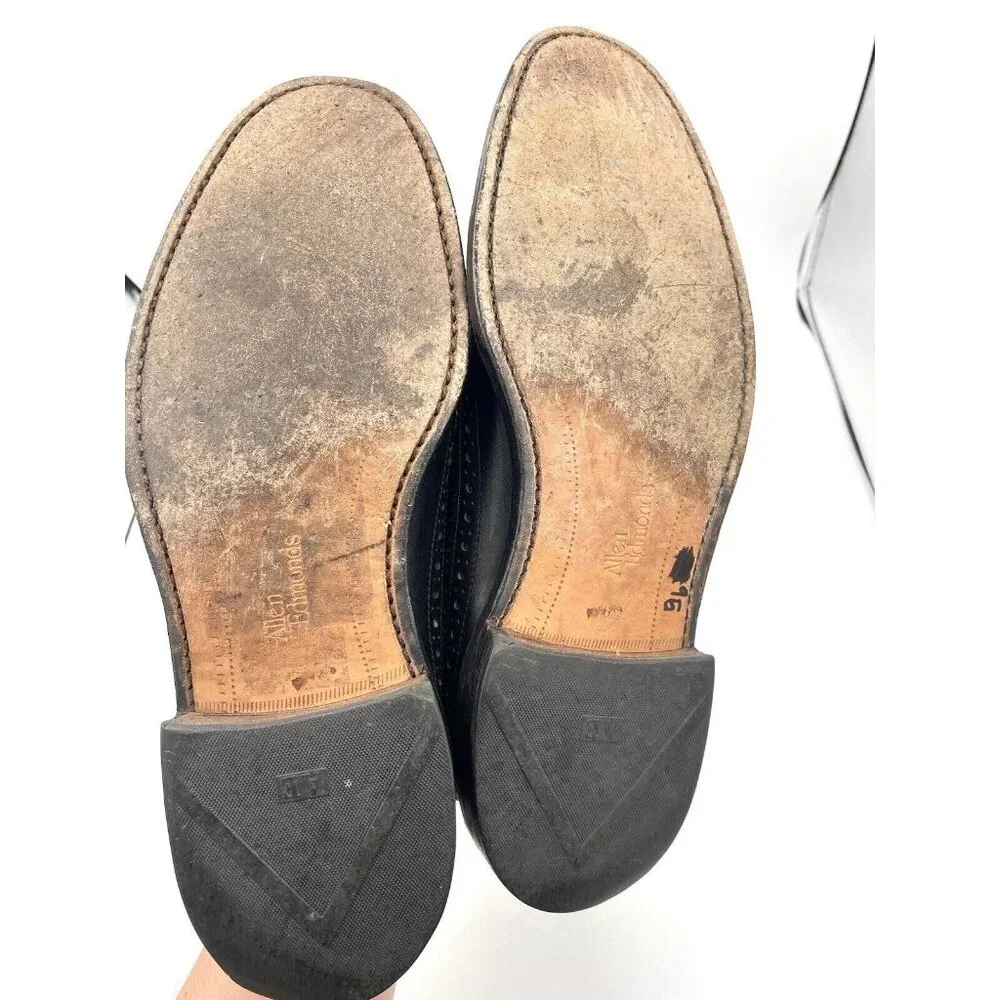 Allen Edmonds Men’s Regent Street Wingtip Brogue Oxford Dress Shoe Black Size 8D